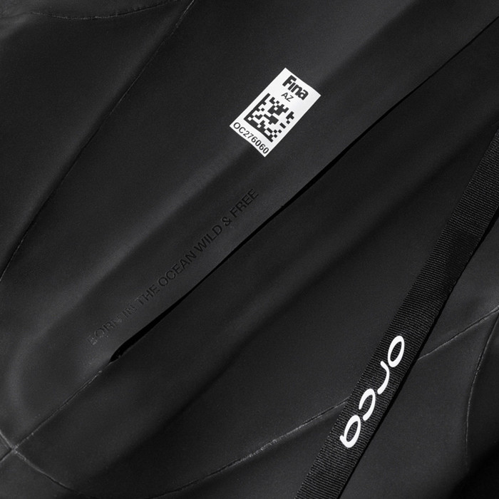 2024 Orca Da Uomo Zeal Perform Open Water Swim Back Zip Muta NN2F0501 - Black